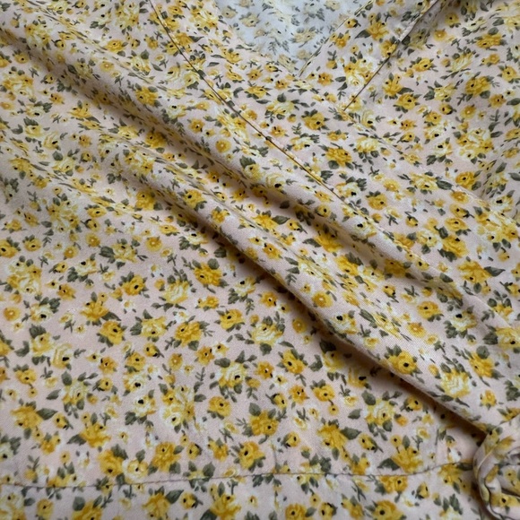 Vintage Floral Wrap Dress, Size XL - Picture 3 of 8